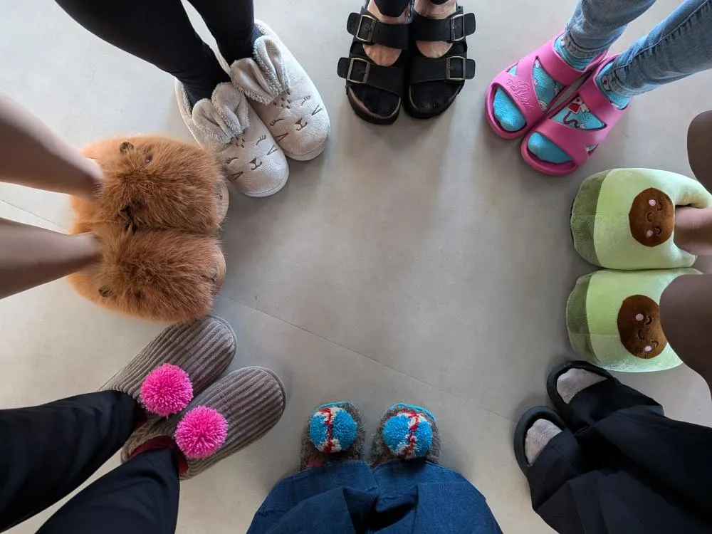 Studenti při návštěvě domácího hospice